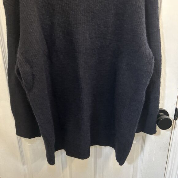 A New Day Women’s Cardigan Sweater Navy Blue Button Front Knit Long Sleeve M NWT - Picture 8 of 16